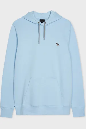 Paul Smith Regular Fit Blue Logo 100% Cotton HoodieXXL