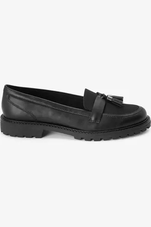 Next Forever Comfort Tassel Detail Cleated Chunky Loafer ShoesEU 39 (UK 6)