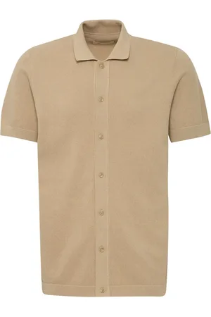 Blend Knitted Short Sleeve 100% Cotton ShirtM