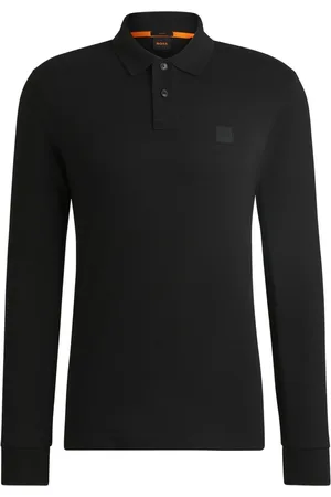 HUGO BOSS Logo Patch Slim Fit Pique Polo ShirtXXL