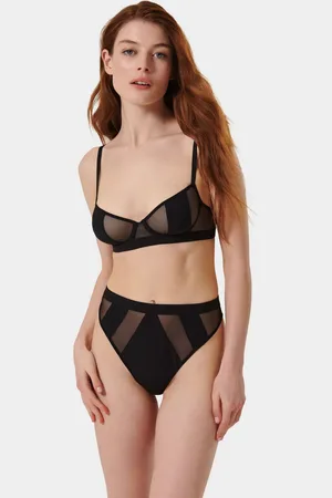 BlueBella Orla High Waist Black Thong46