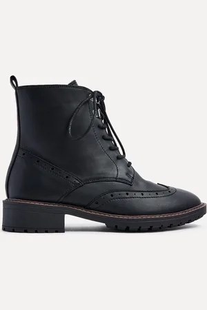 Linzi Buty motocyklowe Kinsley o szerokim kroju ze sznurowaniemEU 38 (UK 5)