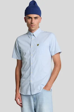 Lyle & Scott Slim Fit Cotton Short Sleeve Gingham ShirtM