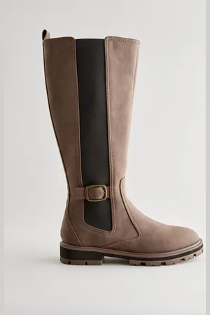 Next Forever Comfort Knee High Buckle Chelsea BootsEU 37 (UK 4)