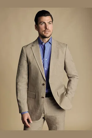 Charles Tyrwhitt Marynarka w 100% z lnu o dopasowanym kroju44 R