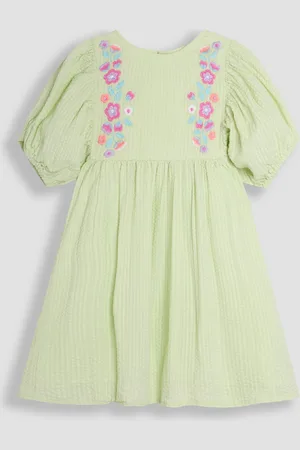 JoJo Maman Bébé Balloon Sleeve Dress7480 cm