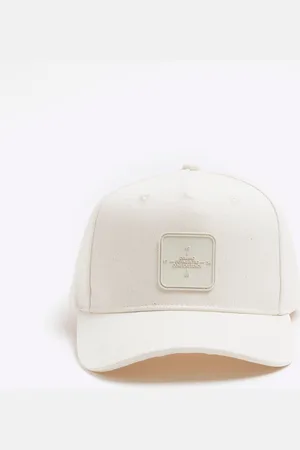 River Island Rubberised Badge Baseball Caponesize