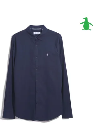 Original Penguin Oxford Stretch Blue ShirtS