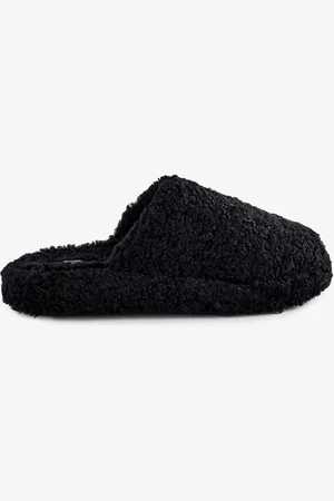 FitFlop IQushion D-Luxe Padded Teddy Mule SlippersEU 41 (UK 7)