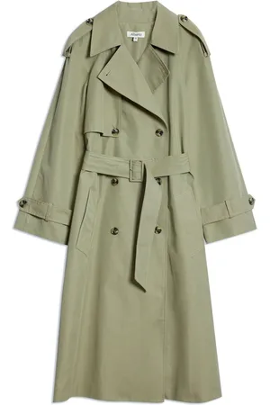 Albaray Green DB Classic Trench Coat40