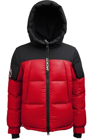 Jack1t Luna Down Hooded Puffer Black JacketL