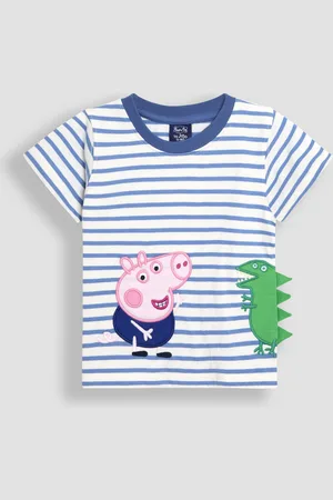 JoJo Maman Bébé Peppa Pig Novelty Appliqué T-Shirt7480 cm