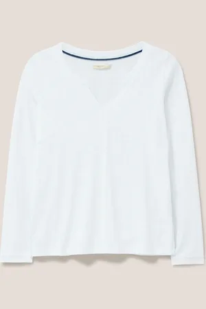 White Stuff 100% Cotton Long Sleeve Nelly T-Shirt34