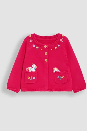 JoJo Maman Bébé Character 100% Cotton Cardigan98104 cm