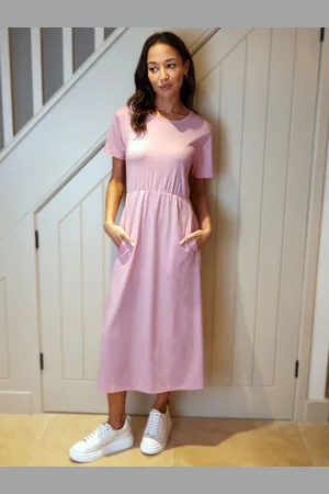 Threadbare 100% Cotton Smock Style Midi Dress40