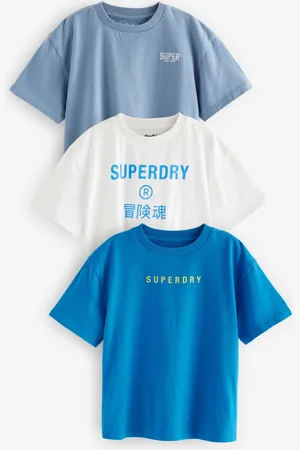 Superdry Printed Logo T-Shirt 3 Pack7 lat (122 cm)