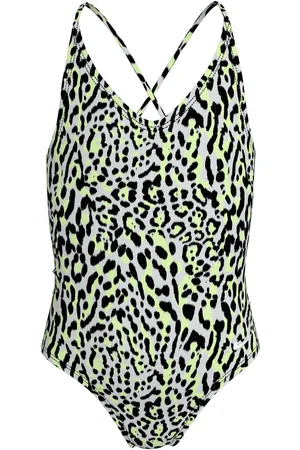 Nike Animal Print Lace-Up Back Swimsuit 1 Piece166168 cm