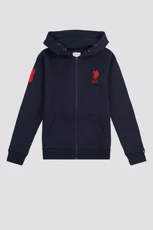 U.S. Polo Assn. U. S. Polo Assn. Boys 100% Cotton Player 3 Zip Hoodie8