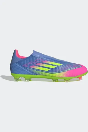 adidas Adult F50 League Laceless Firm Blue Ground Bootsuk11eu45