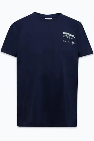 Hype . Boys Blue Triple 100% Cotton T-Shirt110116 cm