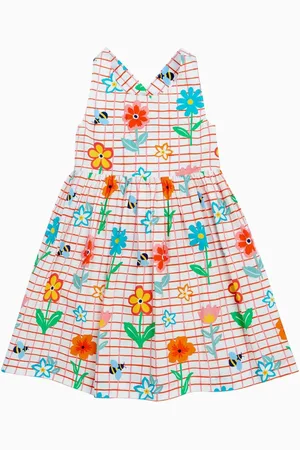Frugi Rainbow Floral Summer Dress128134 cm