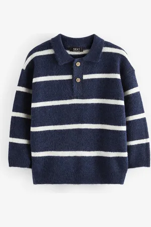 Next Long Sleeve Stripe Polo Shirt (3mths-7yrs)6