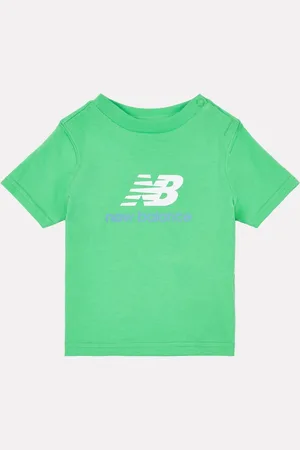 New Balance Kids Jersey Stacked Logo 100% Cotton T-Shirt98104 cm