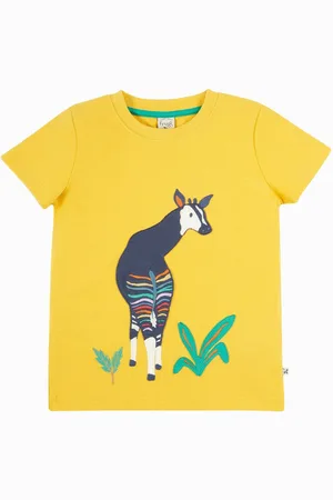 Frugi Red Carsen Applique T-shirt