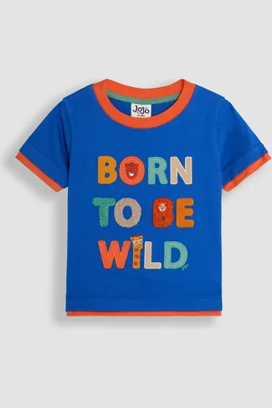 JoJo Maman Bébé Born To Be Wild Boucle 100% Cotton T-Shirt7480 cm