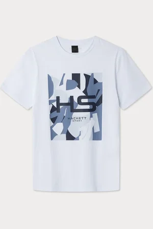 Hackett Sport Coral Print T-ShirtL