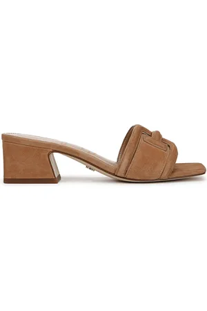 Sam Edelman Regular Fit Waylon Heeled Brown SandalsEU 41 (UK 8)