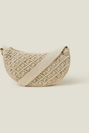 Accessorize Macrame Sling Cross-Body BagJeden