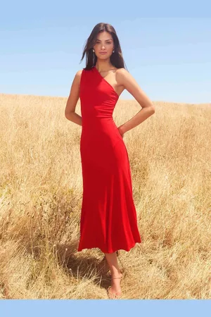 Forever New London One Shoulder Midi Dress40