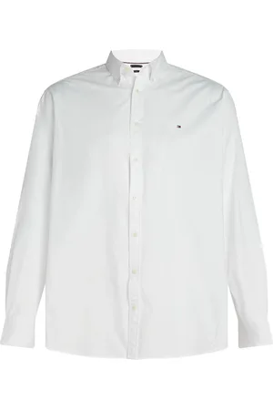 Tommy Hilfiger Regular Fit Plus Flex Poplin 100% Cotton ShirtXXXXL