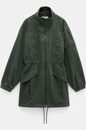Hush Puppies 100% Cotton Utility Parka JacketS-M