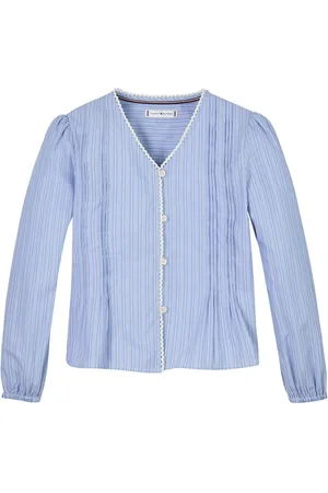 Tommy Hilfiger Stripe Long Sleeve 100% Organic Cotton Blouse3 lat (98 cm)