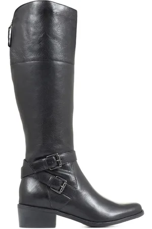 JONES BOOTMAKER Small Calf Pheobe Knee High Black BootsEU 38 (UK 5)