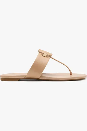Kate Spade Spade Flower Print Brown Thong Sandals5.5 EU 38