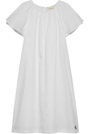 Calvin Klein Crisp Poplin Short Sleeve 100% Cotton Dress166168 cm