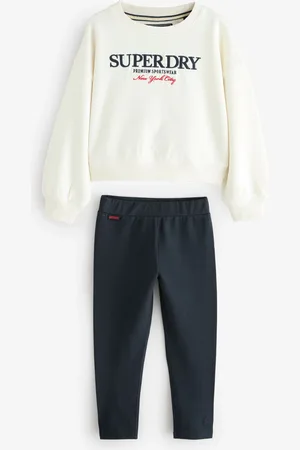 Superdry White Embroidery Sweatshirt Set116122 cm