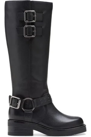 Clarks Leather Rebelle Long BootsEU 42 (UK 8)