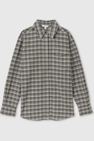 Reiss Lorena Checked Button-Through Shirt36