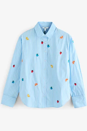 Next Fruit Embroidered Long Sleeve 100% Cotton Shirt46