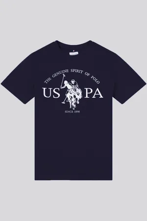 U.S. Polo Assn. U. S. Polo Assn. Boys 100% Cotton Print Graphic T-Shirt134140 cm