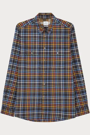 Paul Smith Blue Checkered ShirtX-Large