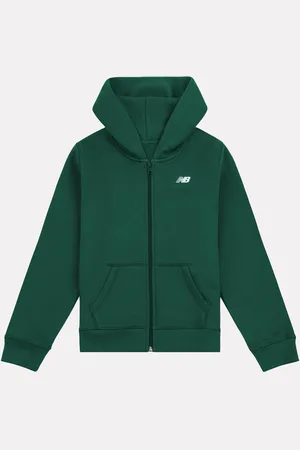 New Balance Boys Brush Back Small Logo Zip Hoodie7