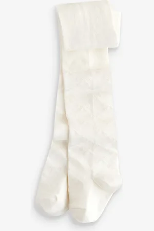 Next Cotton Rich Textured Bow TightsDo 6 miesięcy (50
