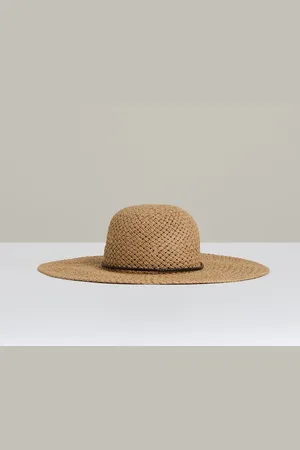 Reiss Elisa Woven Wide Brim Straw Hatmediumlarge