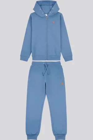 U.S. Polo Assn. U. S. Polo Assn. Boys Double Horsemen Zip Hoodie and Joggers Set18 Months (86cm)