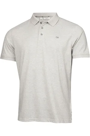 Calvin Klein Calvin Klein Silver Golf Planet Polo ShirtX-Large
